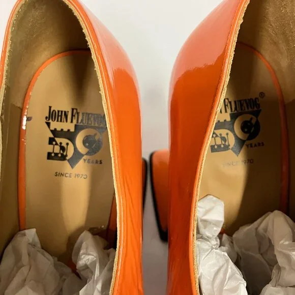 *BRAND NEW!* Fluevog 2020 Mega Munster ORIGINAL, Orange, Size 9 (best for 8.5)! - Picture 5 of 11